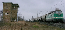 Lok 118002 bei Blockstelle Graben